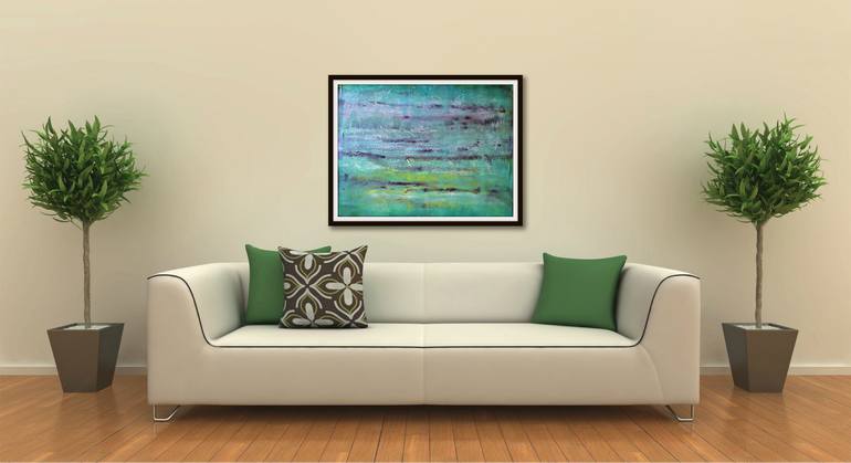 Original Abstract Landscape Painting by Alessio Mazzarulli