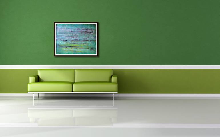 Original Abstract Landscape Painting by Alessio Mazzarulli