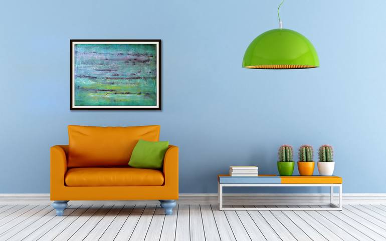 Original Abstract Landscape Painting by Alessio Mazzarulli