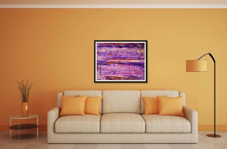 Original Abstract Landscape Painting by Alessio Mazzarulli