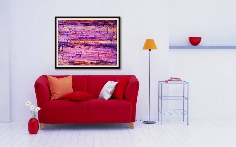 Original Abstract Landscape Painting by Alessio Mazzarulli