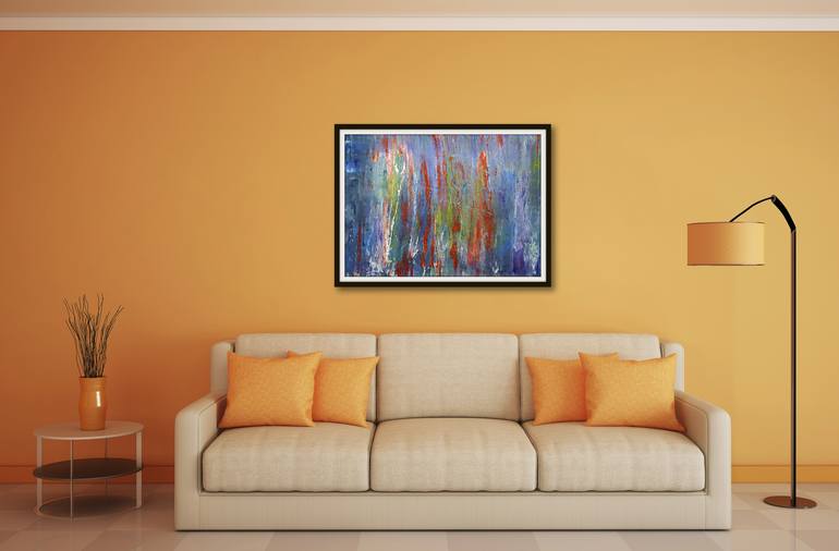 Original Abstract Landscape Painting by Alessio Mazzarulli