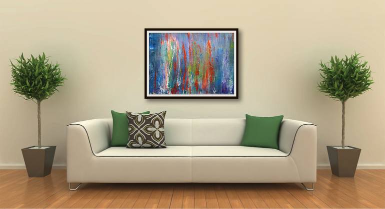 Original Abstract Landscape Painting by Alessio Mazzarulli