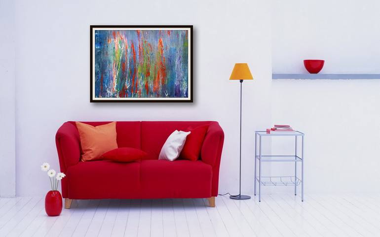 Original Abstract Landscape Painting by Alessio Mazzarulli