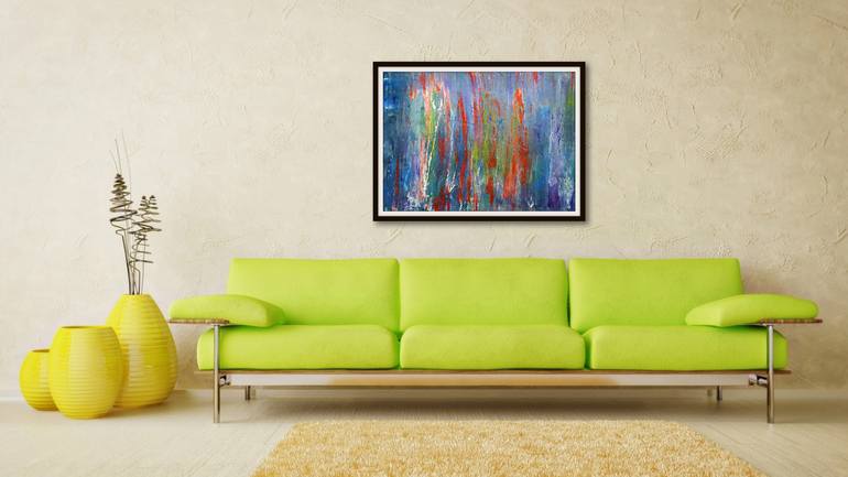 Original Abstract Landscape Painting by Alessio Mazzarulli