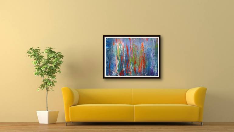 Original Abstract Landscape Painting by Alessio Mazzarulli