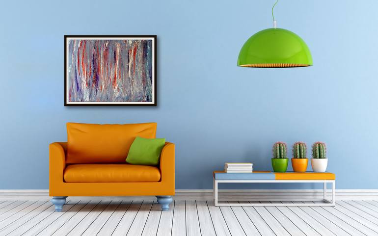 Original Abstract Landscape Painting by Alessio Mazzarulli