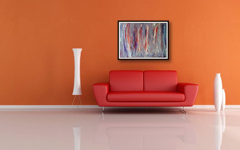 Original Abstract Landscape Painting by Alessio Mazzarulli