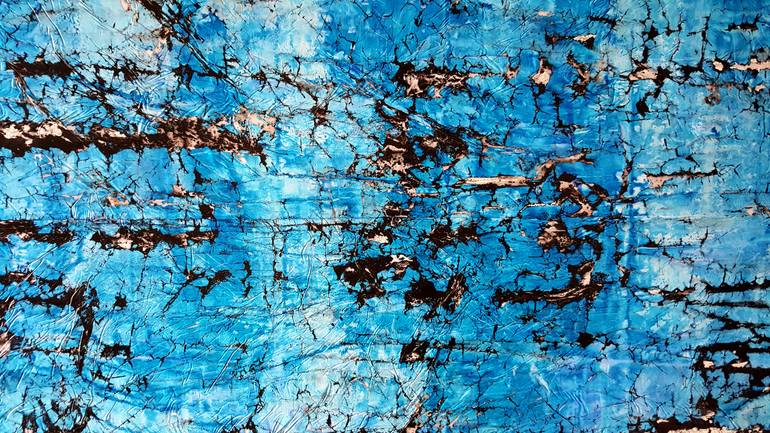 Original Abstract Landscape Painting by Alessio Mazzarulli
