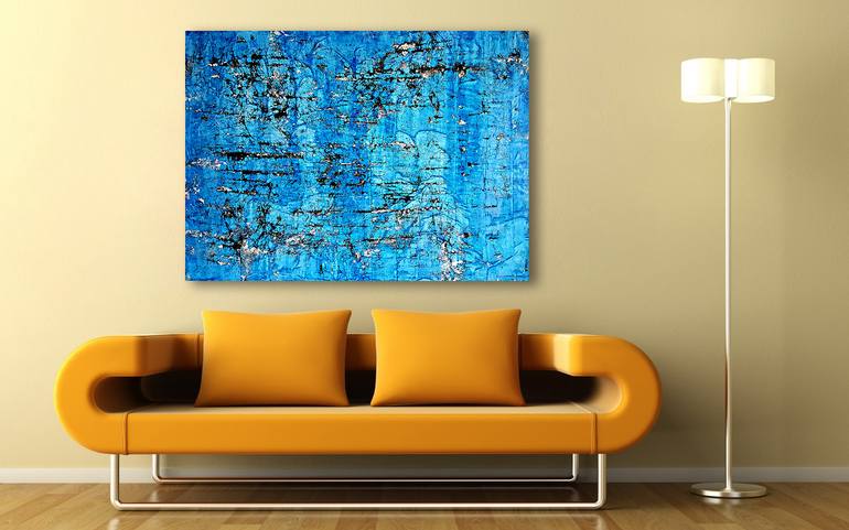 Original Abstract Landscape Painting by Alessio Mazzarulli