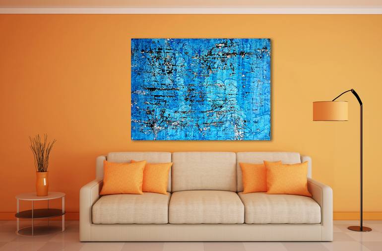 Original Abstract Landscape Painting by Alessio Mazzarulli