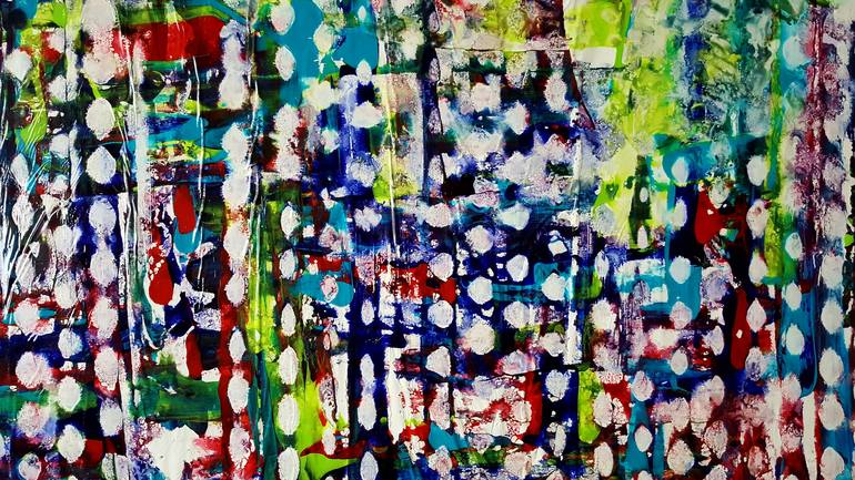 Original Abstract Landscape Painting by Alessio Mazzarulli