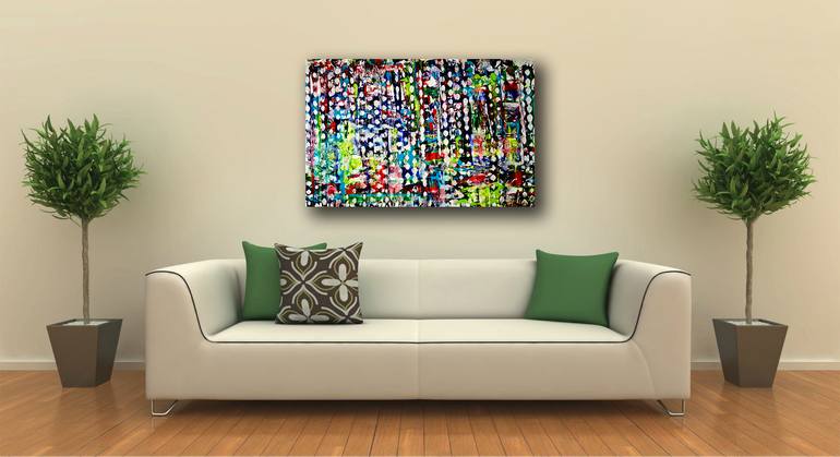 Original Abstract Landscape Painting by Alessio Mazzarulli
