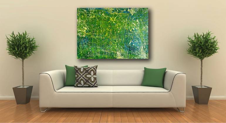 Original Abstract Landscape Painting by Alessio Mazzarulli