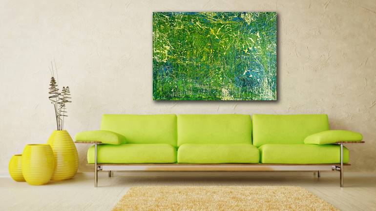 Original Abstract Landscape Painting by Alessio Mazzarulli