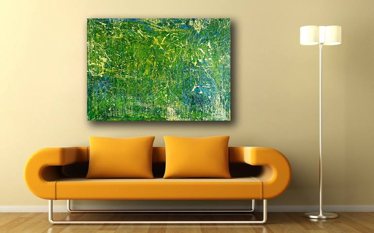 Original Abstract Landscape Painting by Alessio Mazzarulli