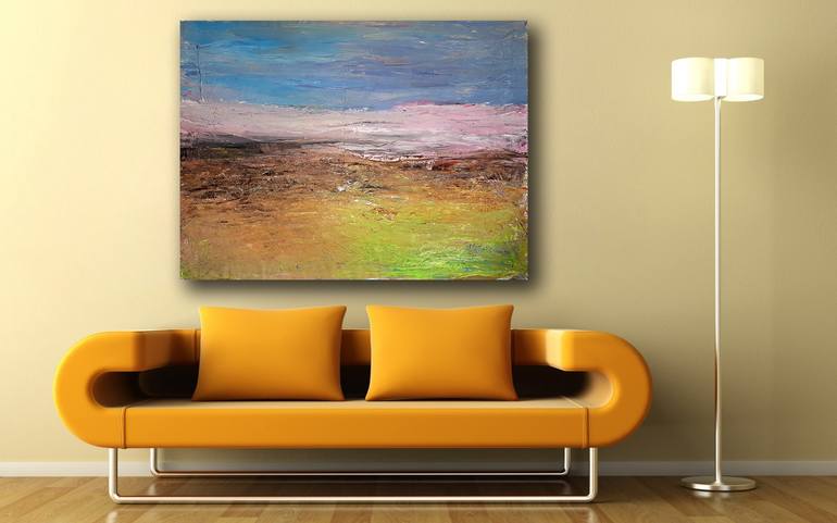 Original Abstract Landscape Painting by Alessio Mazzarulli