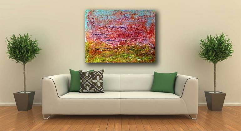 Original Abstract Landscape Painting by Alessio Mazzarulli