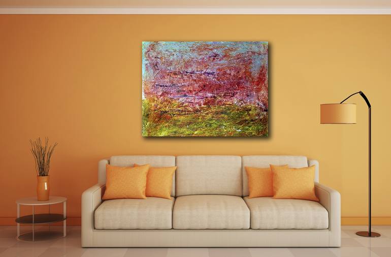 Original Abstract Landscape Painting by Alessio Mazzarulli