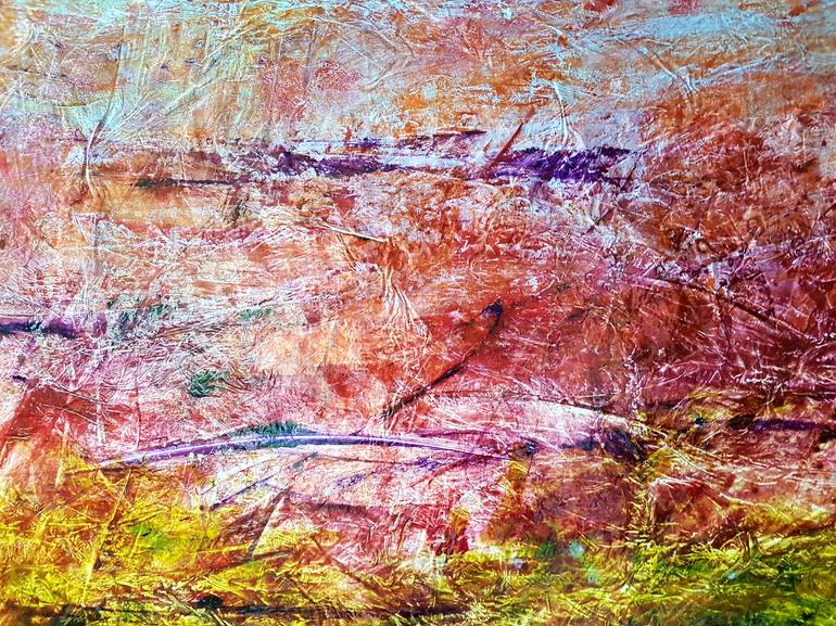 Original Abstract Landscape Painting by Alessio Mazzarulli