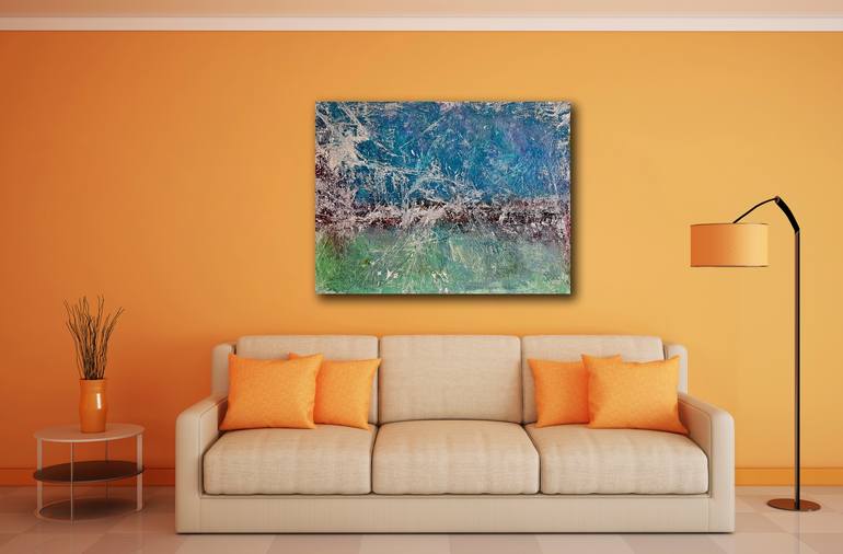 Original Abstract Painting by Alessio Mazzarulli
