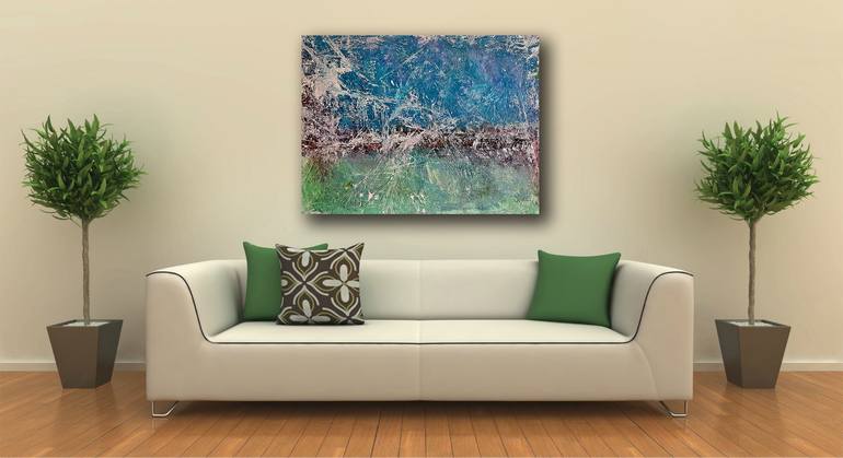 Original Abstract Painting by Alessio Mazzarulli