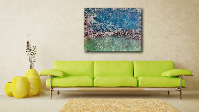 Original Abstract Painting by Alessio Mazzarulli