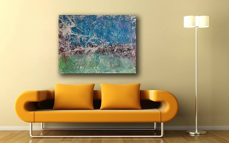 Original Abstract Painting by Alessio Mazzarulli