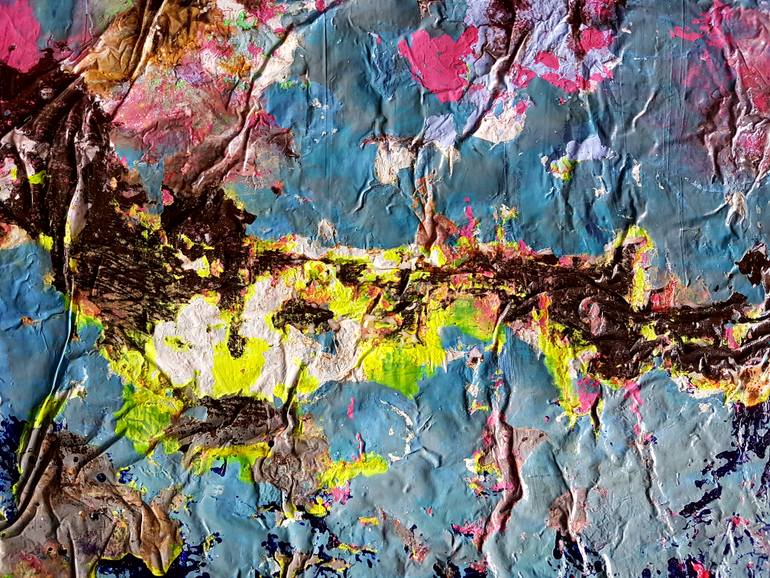 Original Abstract Painting by Alessio Mazzarulli