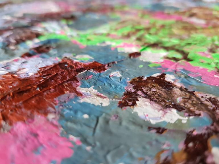 Original Abstract Painting by Alessio Mazzarulli