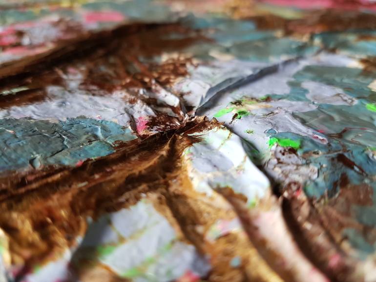 Original Abstract Painting by Alessio Mazzarulli