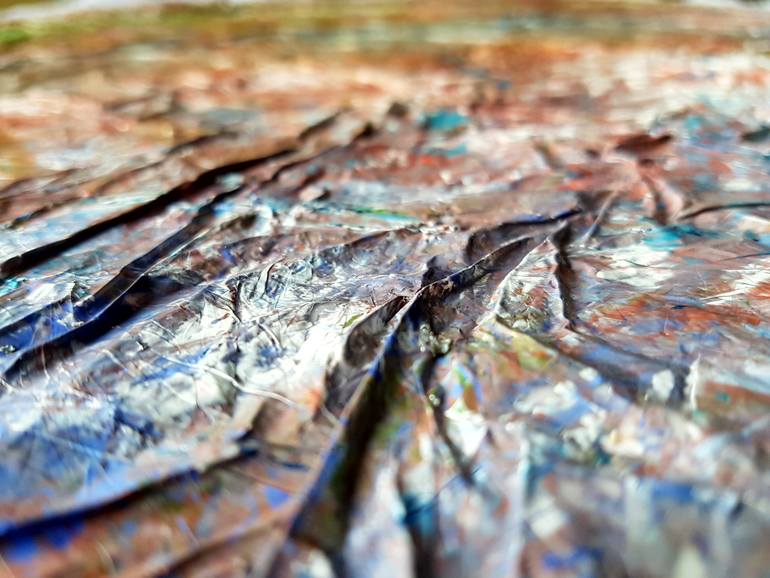 Original Abstract Painting by Alessio Mazzarulli