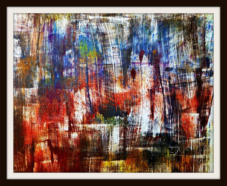 Original Abstract Painting by Alessio Mazzarulli