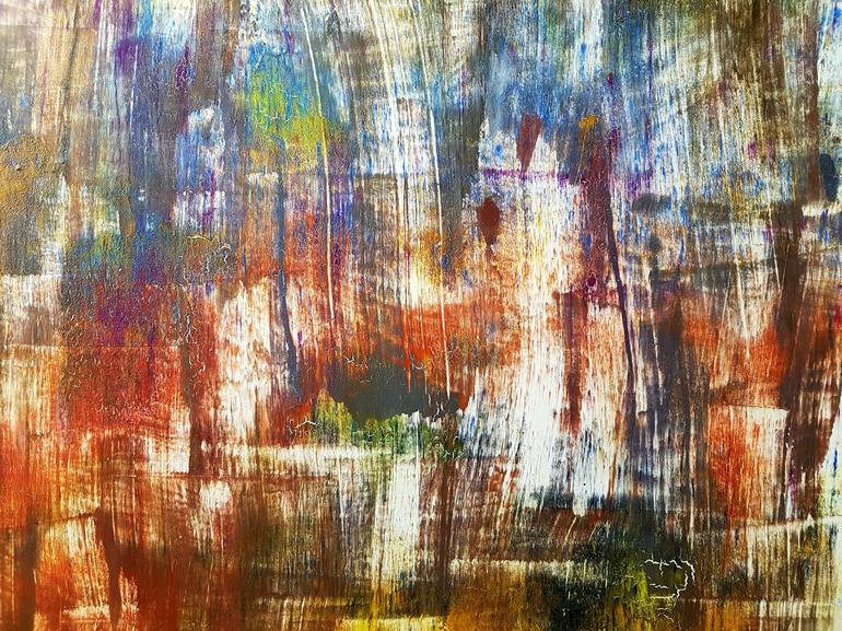 Original Abstract Painting by Alessio Mazzarulli