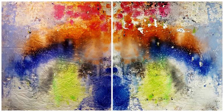 Original Abstract Painting by Alessio Mazzarulli