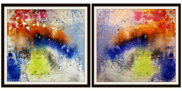 Original Abstract Painting by Alessio Mazzarulli