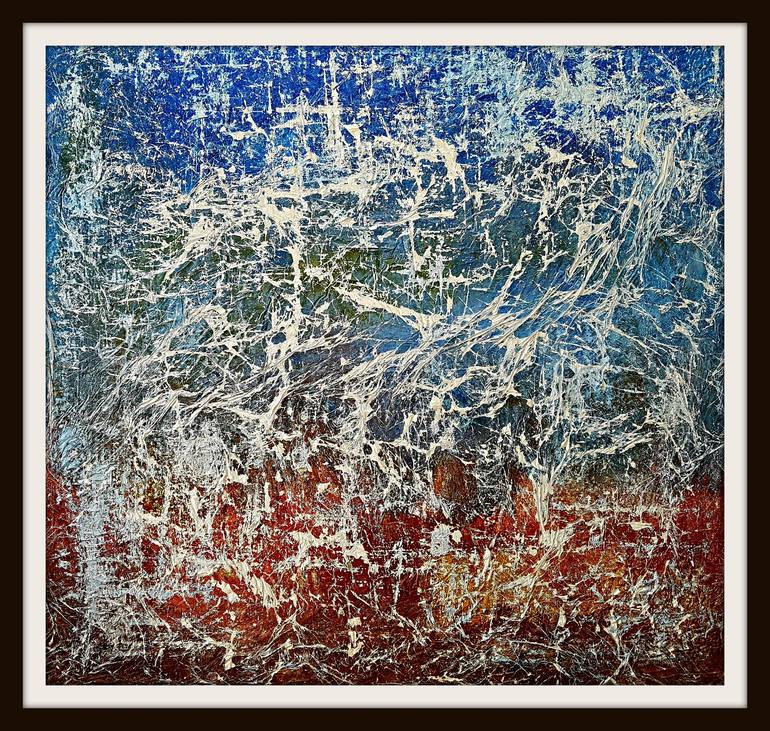 Original Abstract Painting by Alessio Mazzarulli