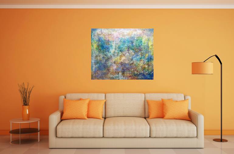 Original Abstract Painting by Alessio Mazzarulli