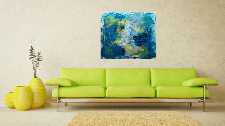 Original Abstract Painting by Alessio Mazzarulli