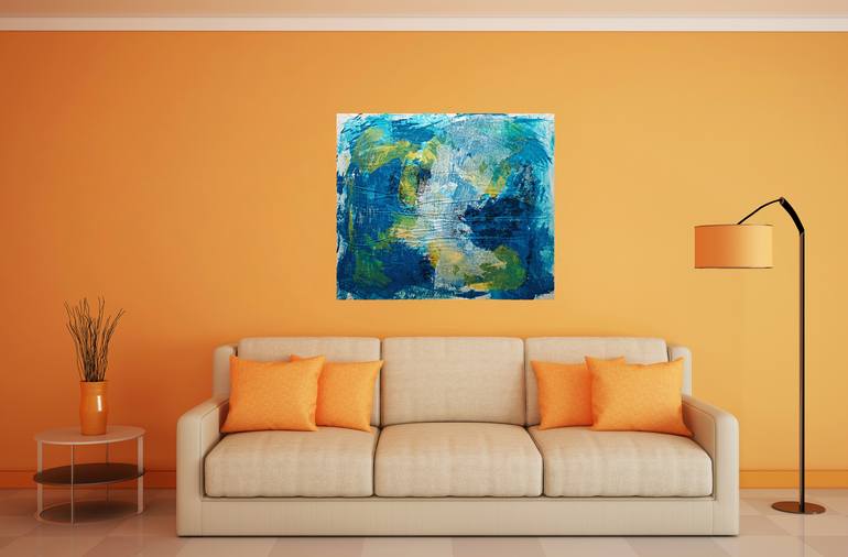 Original Abstract Painting by Alessio Mazzarulli