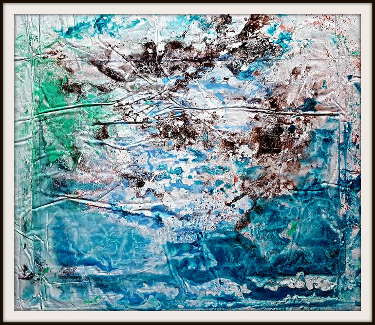 Original Abstract Painting by Alessio Mazzarulli