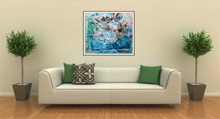 Original Abstract Painting by Alessio Mazzarulli