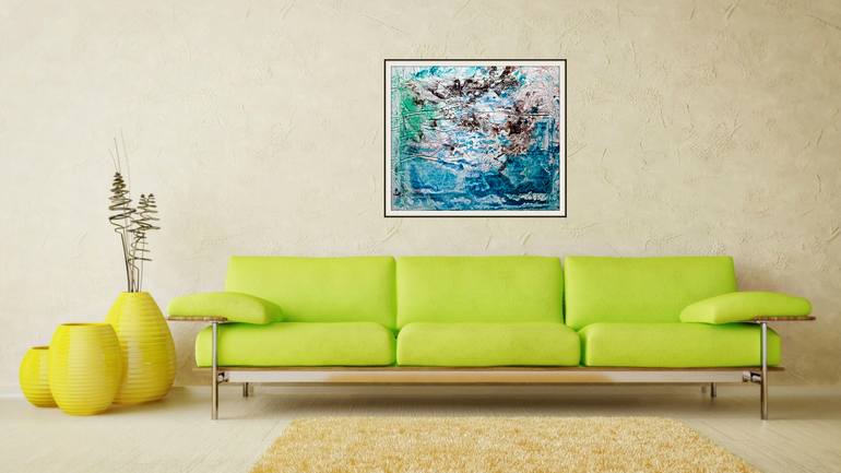 Original Abstract Painting by Alessio Mazzarulli