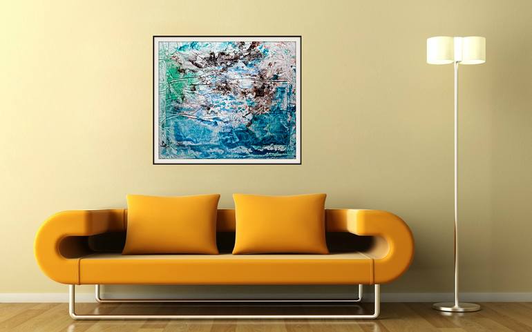 Original Abstract Painting by Alessio Mazzarulli