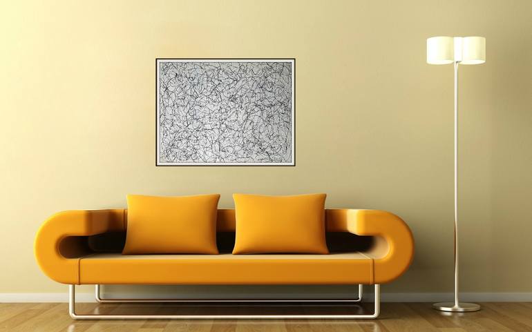 Original Abstract Painting by Alessio Mazzarulli