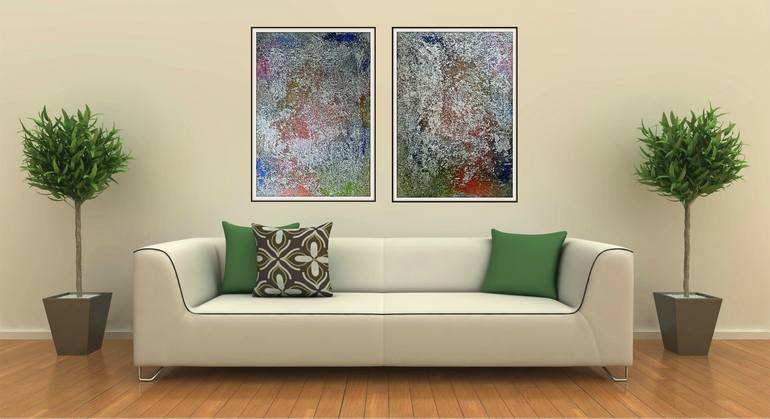 Original Abstract Painting by Alessio Mazzarulli