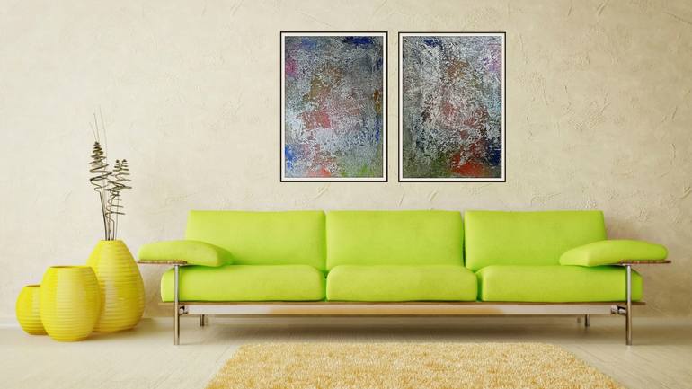 Original Abstract Painting by Alessio Mazzarulli