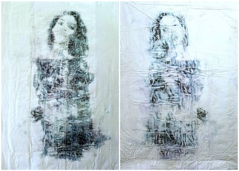 Original Abstract Painting by Alessio Mazzarulli