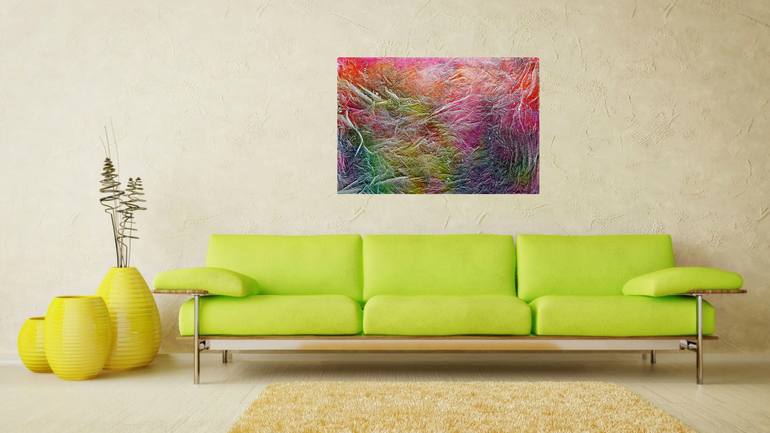 Original Abstract Painting by Alessio Mazzarulli