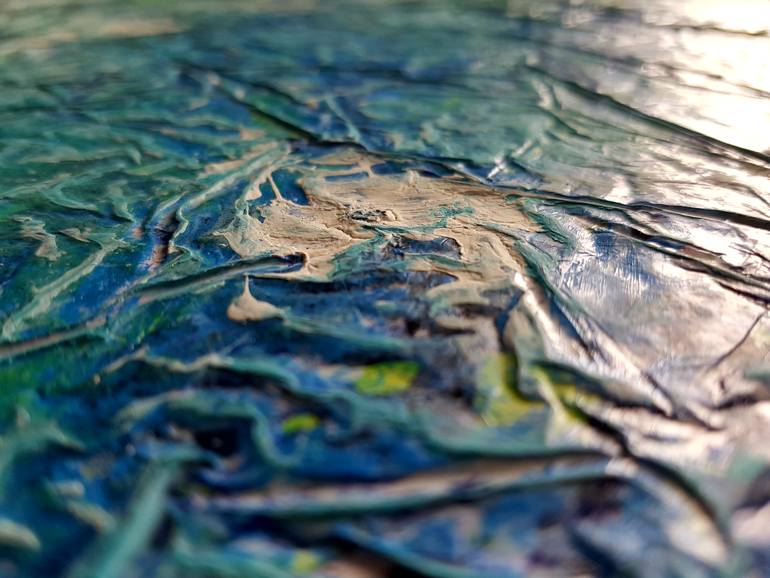 Original Abstract Painting by Alessio Mazzarulli